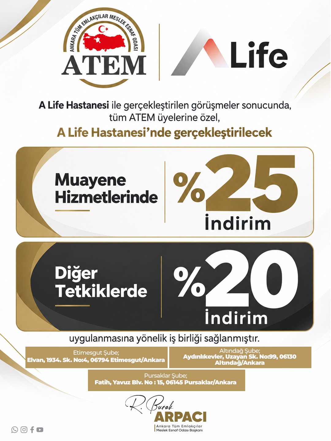 A Life Hastanesi Anlaşma