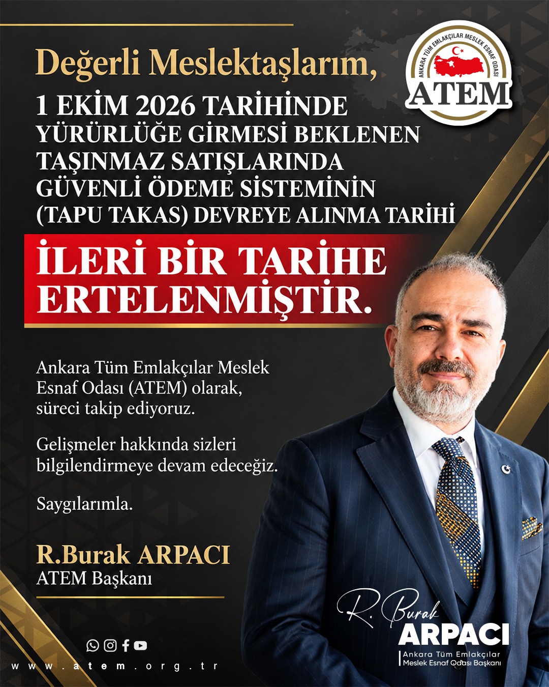Değerli Meslektaşlarım
