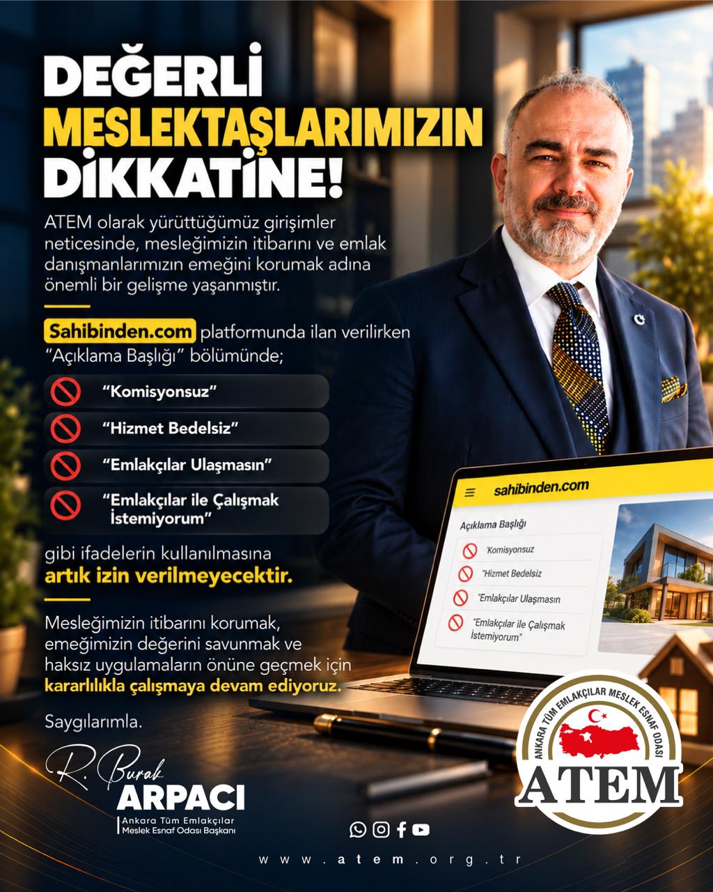 Değerli Meslektaşlarımızın Dikkatine
